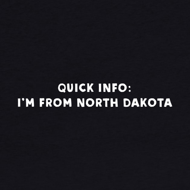 North Dakota Cool & Funny by Novel_Designs